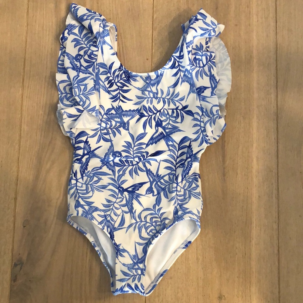 Rachel Zoe x Janie and Jack floral toddler bathing suit